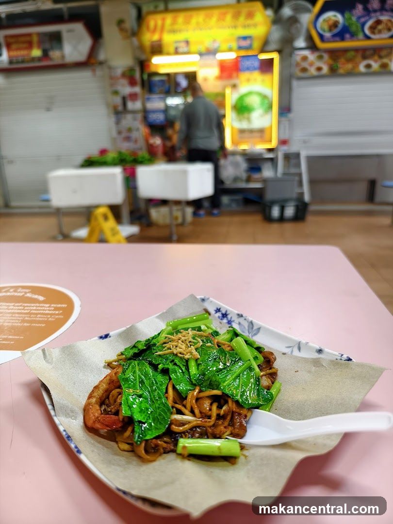 Noodles with Vegetables and Shrimp