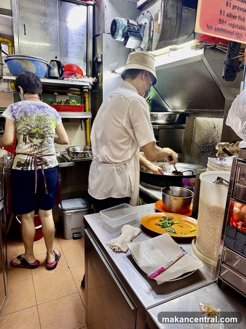 Kitchen Staff Preparing Food