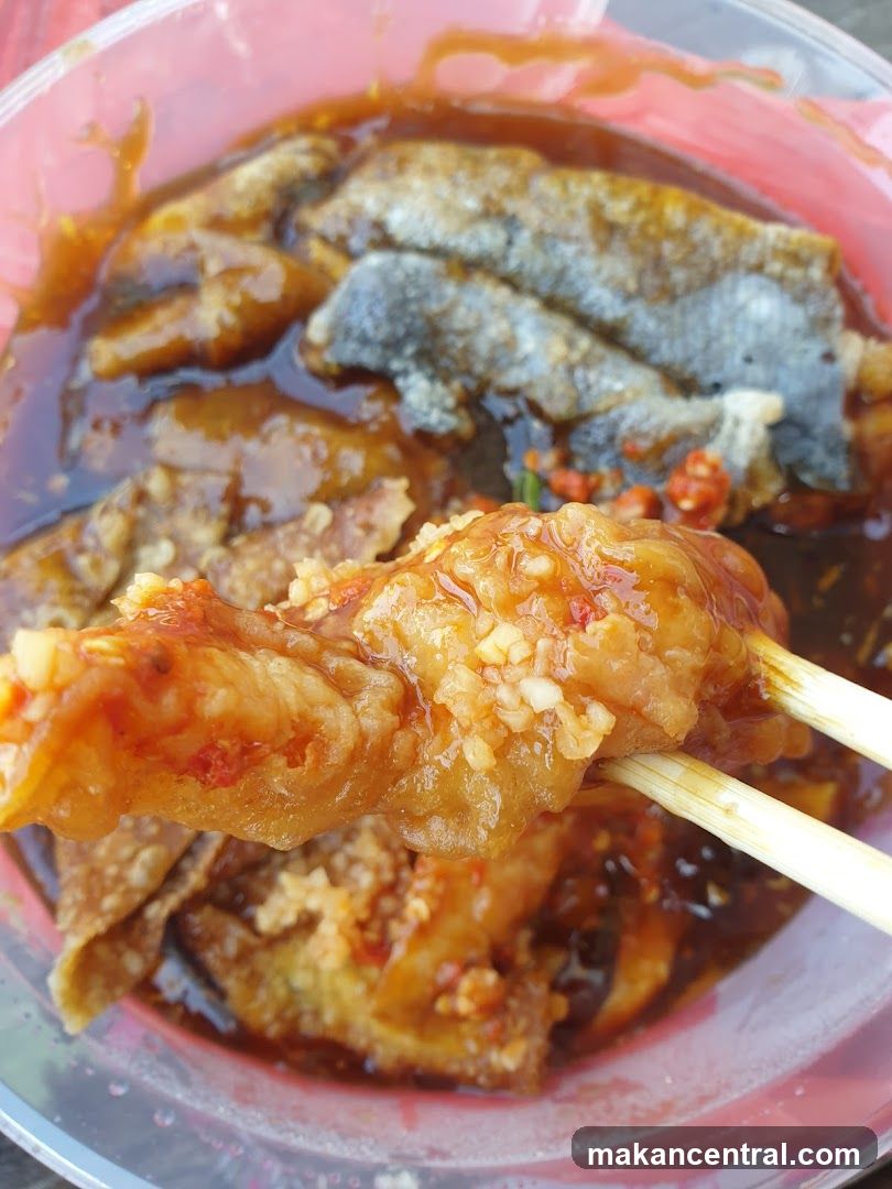 Fried Food with Sauce