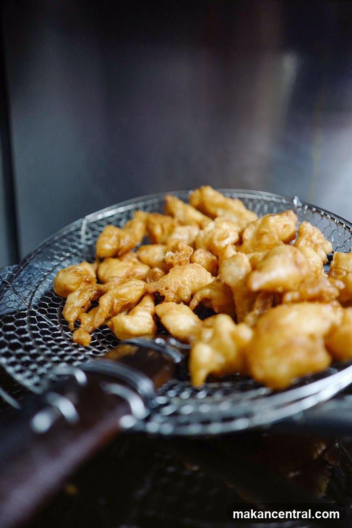 Fried Food in a Strainer