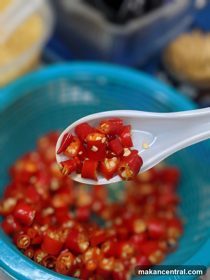 Chopped Chili Peppers
