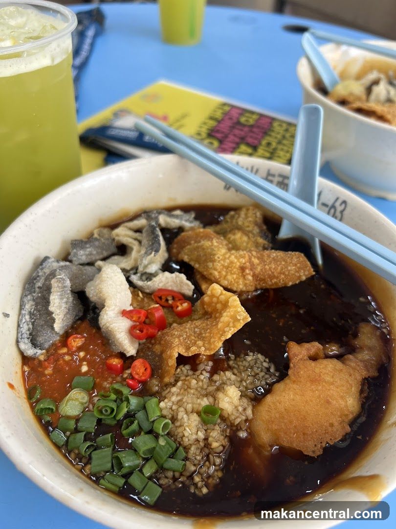 Noodles with Toppings and Drink