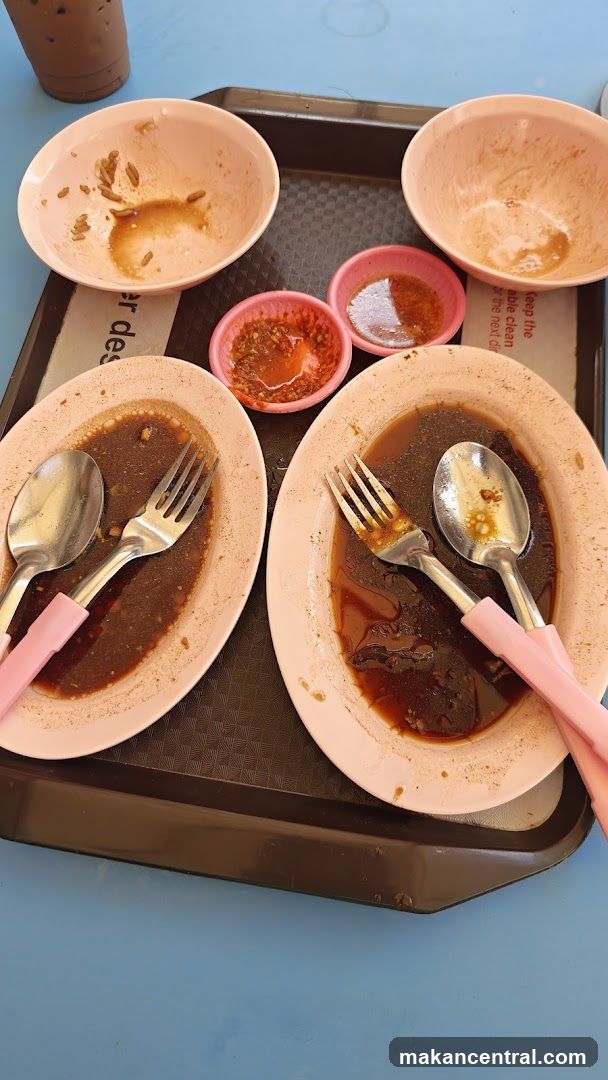 Leftover Food on Tray