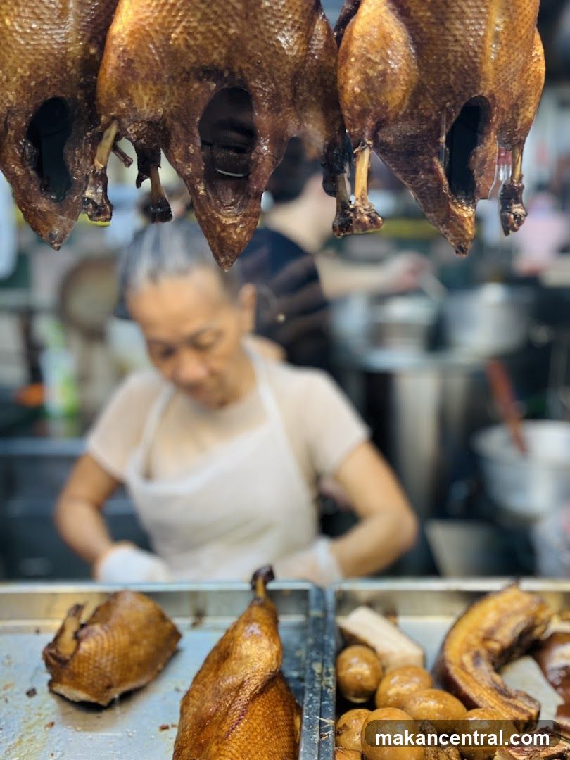 Roasted Ducks and Other Food Items