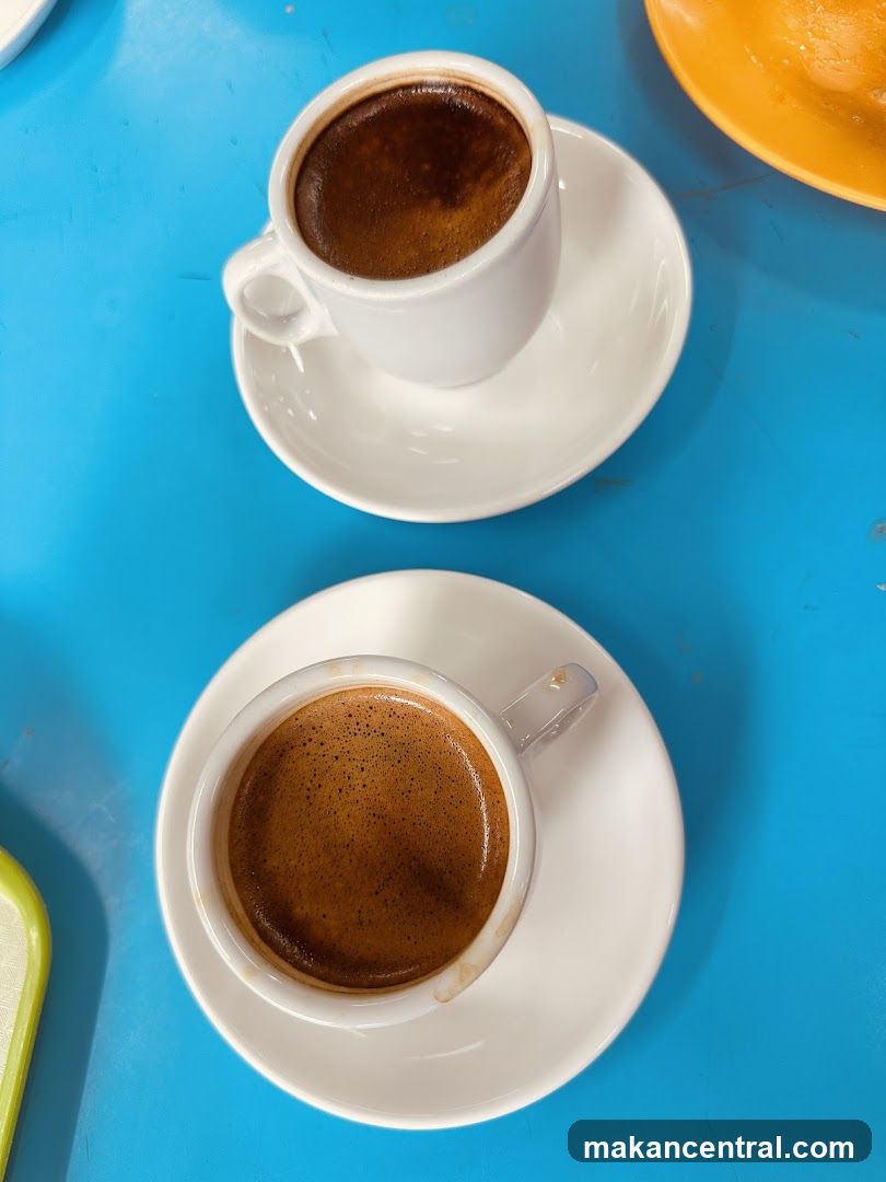 Two cups of coffee