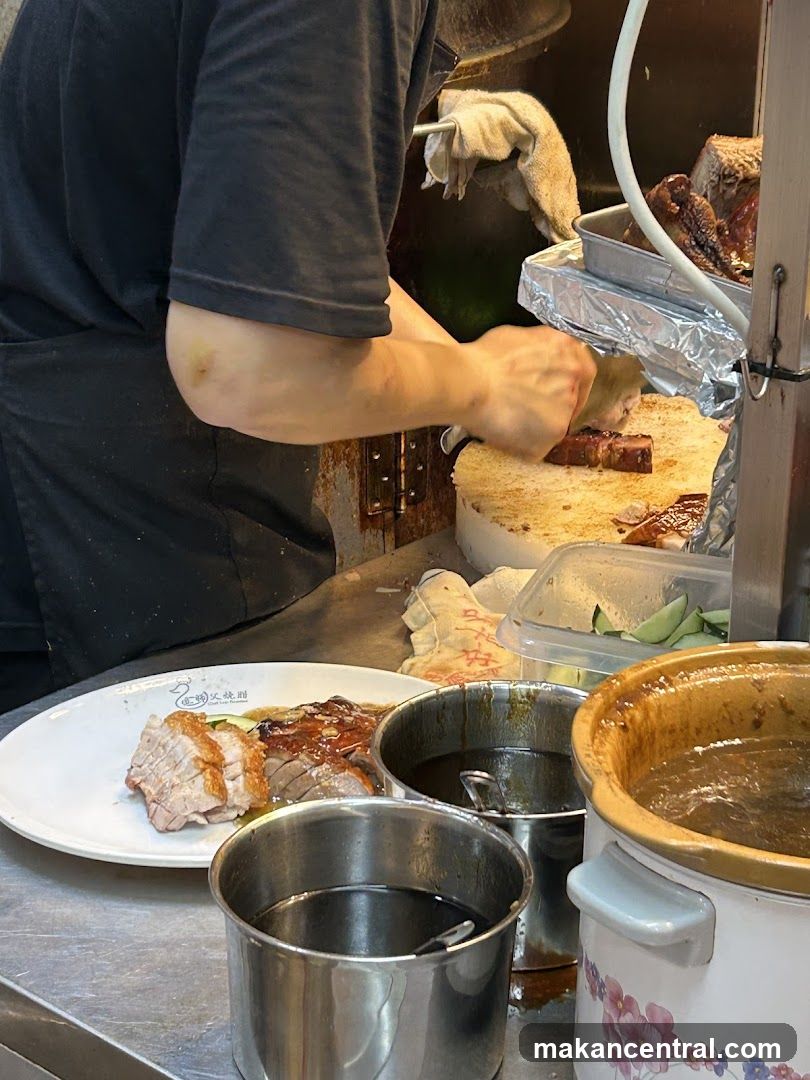 Roast Duck Preparation