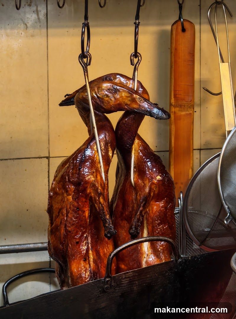 Roast Ducks Hanging