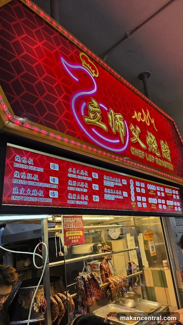 Chef Lup Roasted Menu