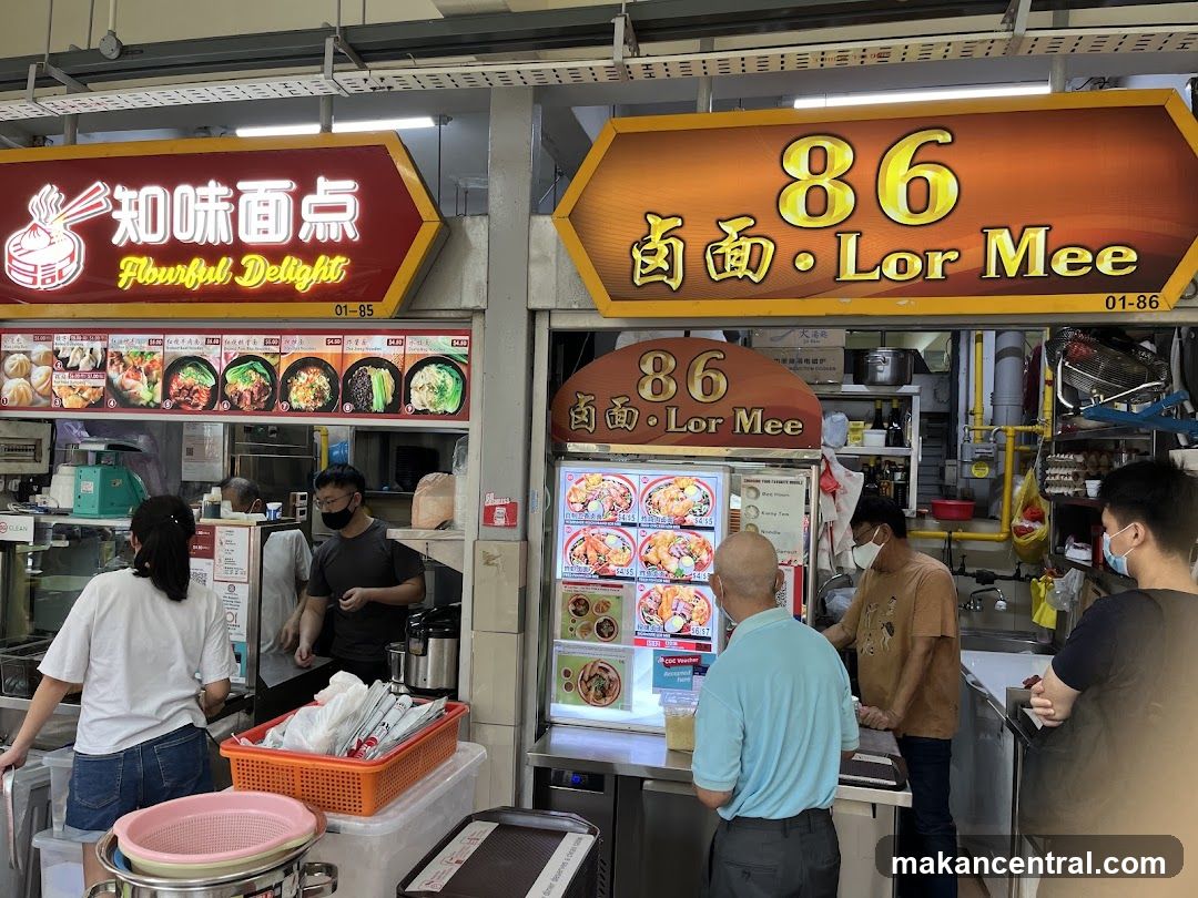Food Stalls at a Market