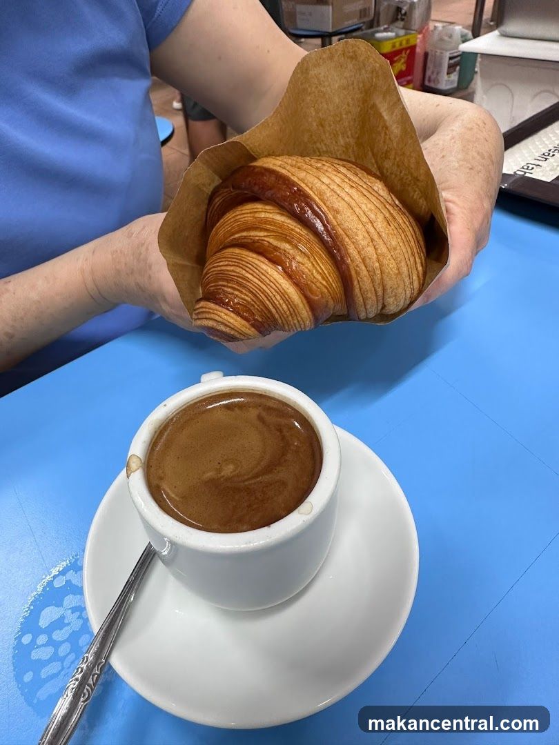 Croissant and Coffee