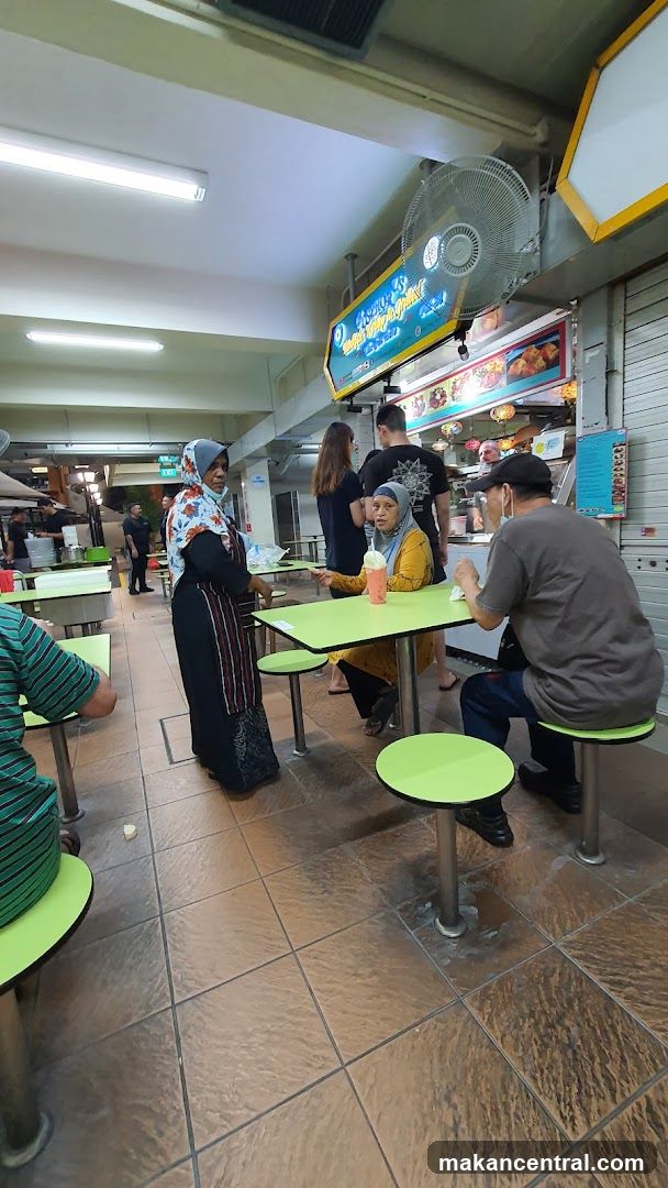 Food Stall with Customers
