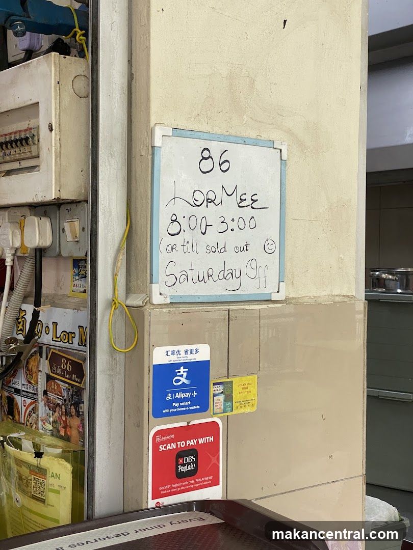 Lor Mee Stall Information