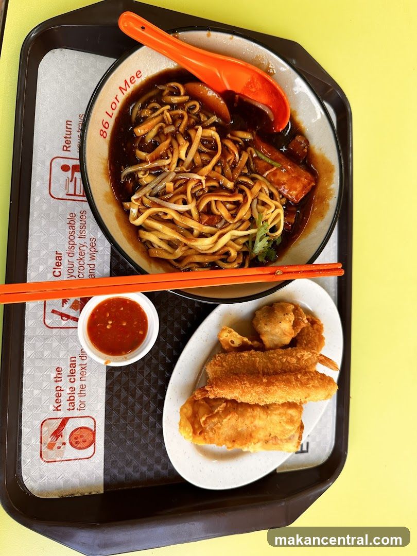 Lor Mee with Fried Items