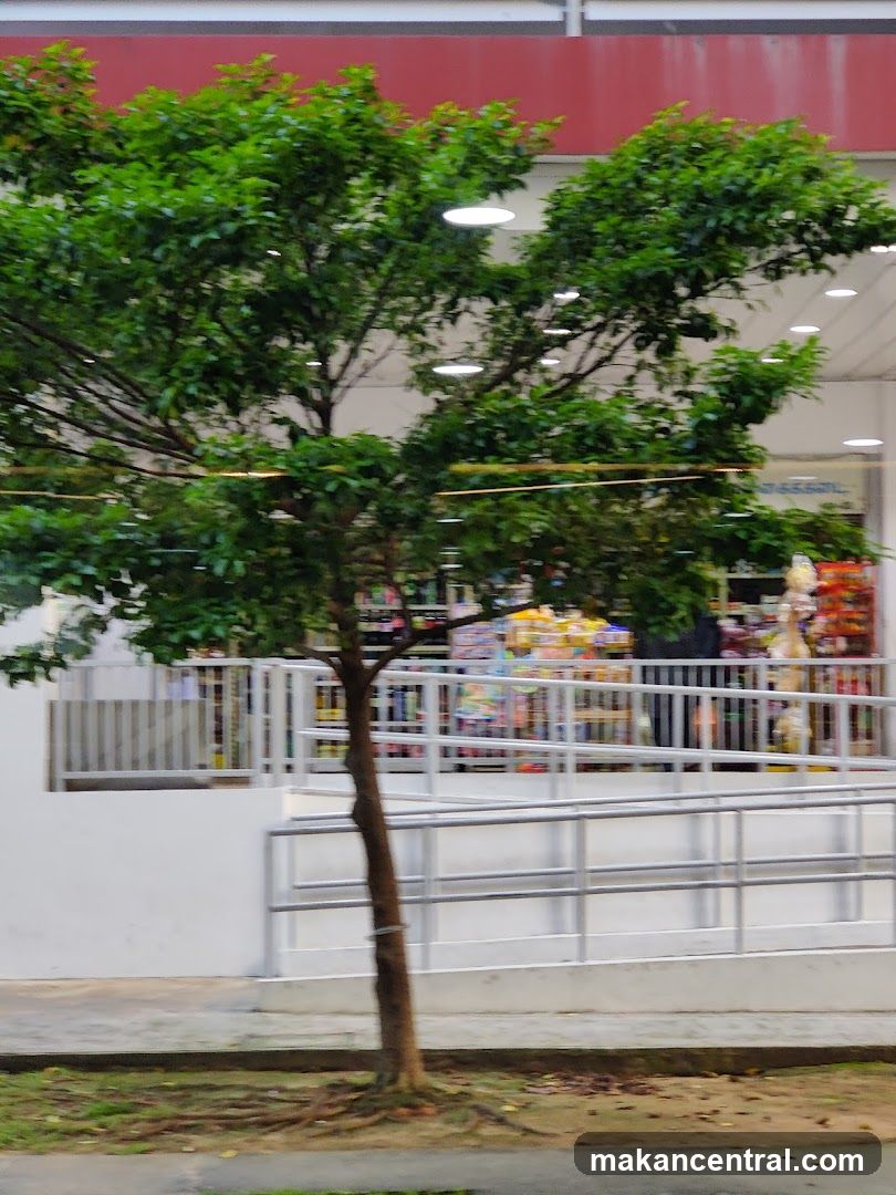 Storefront with Tree