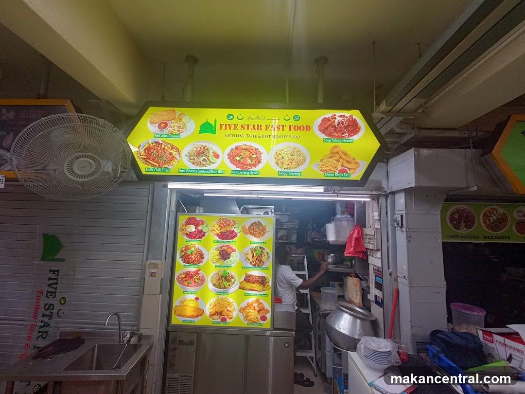 Five Star Fast Food Menu