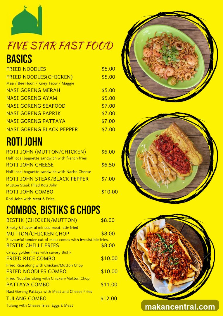 FIVE STAR FAST FOOD