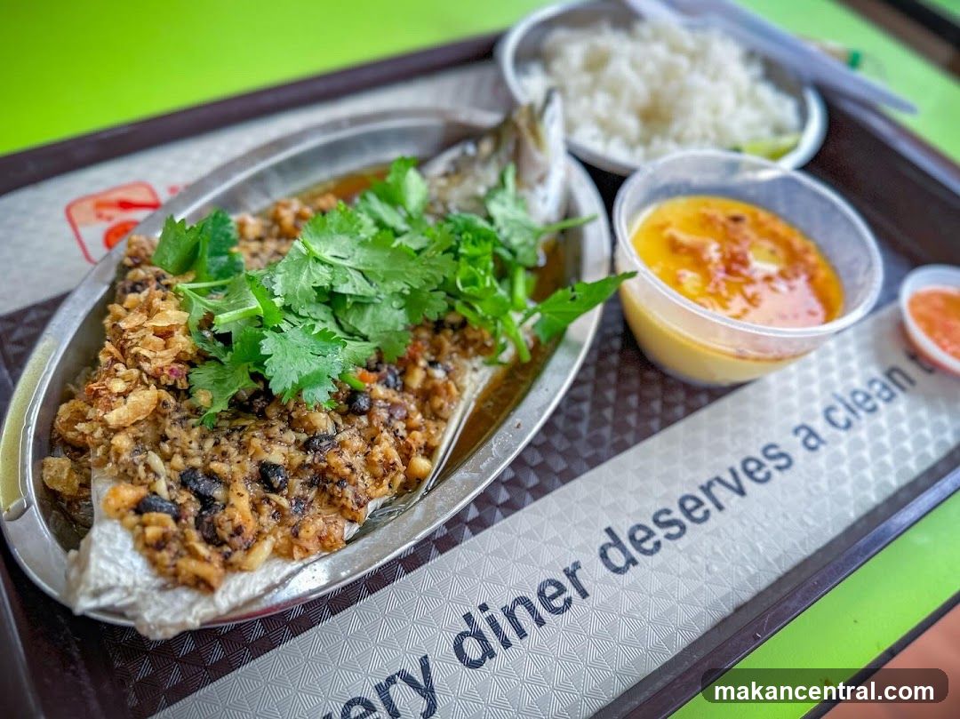 Steamed Fish with Toppings