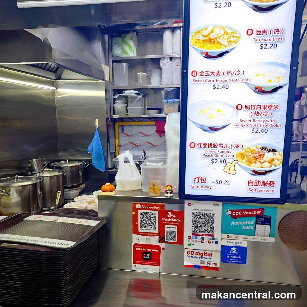 Dessert Stall Menu