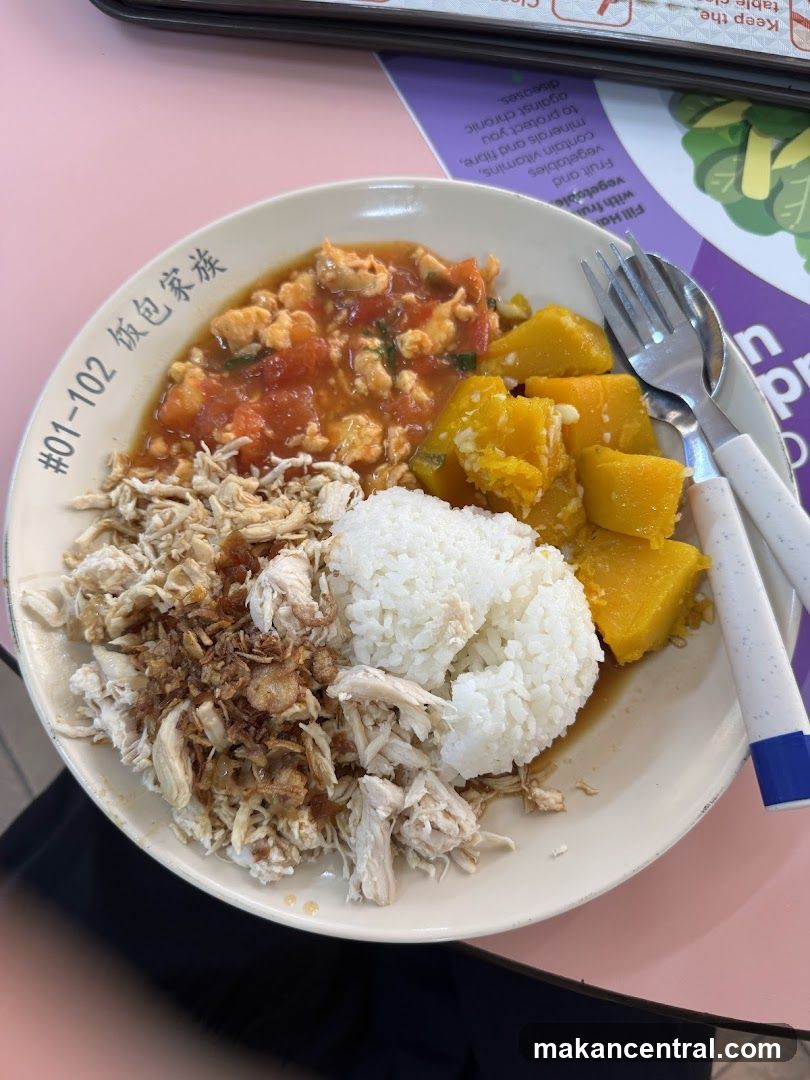 Meal with Chicken and Pumpkin