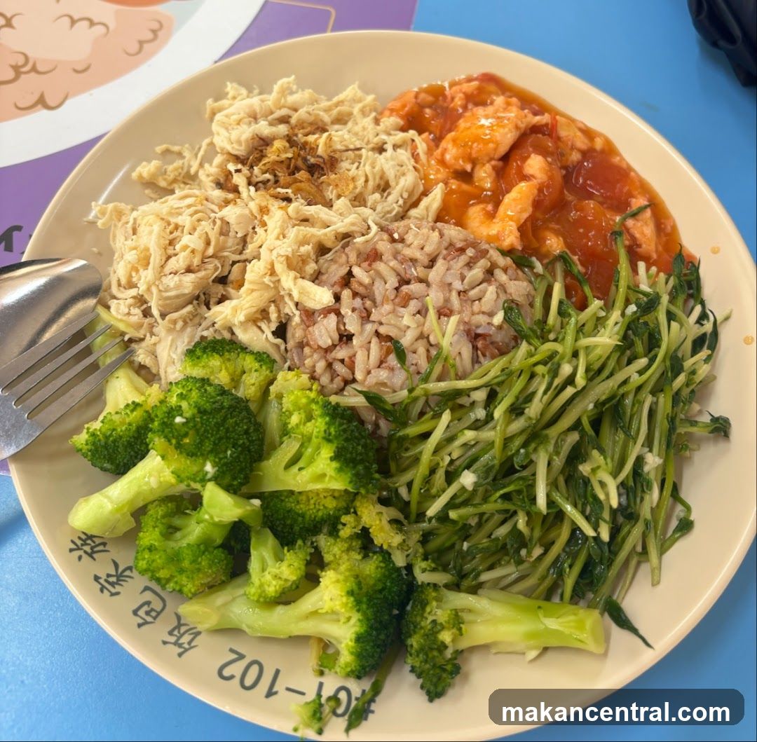 Rice Bowl with Chicken and Vegetables
