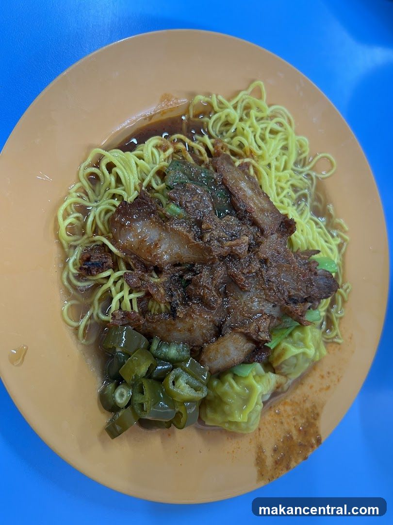 Noodles with Pork and Wontons