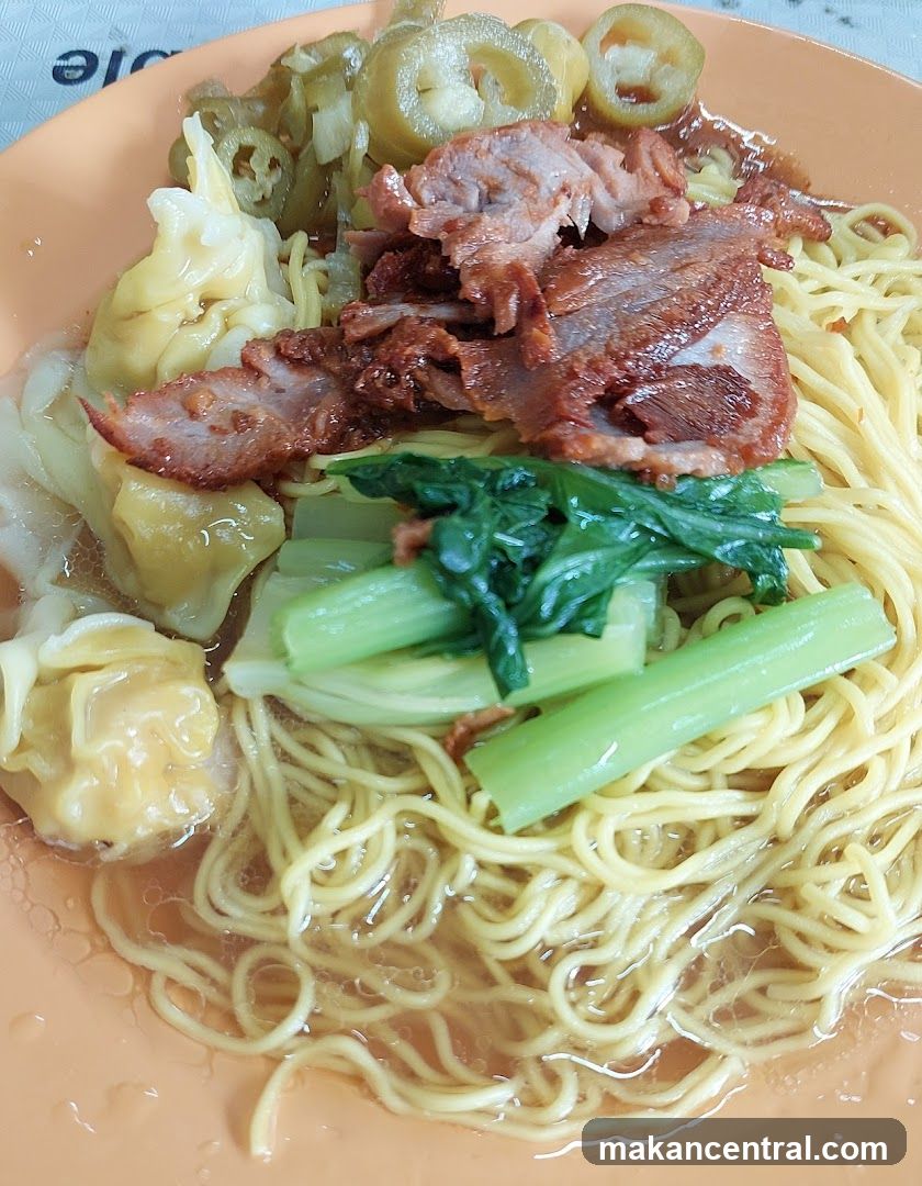 Wonton Noodles with Roasted Pork
