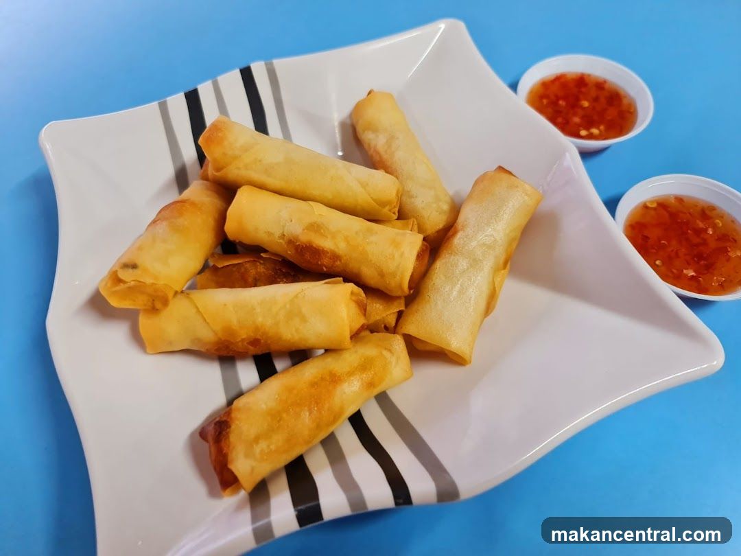 Spring Rolls with Dipping Sauce