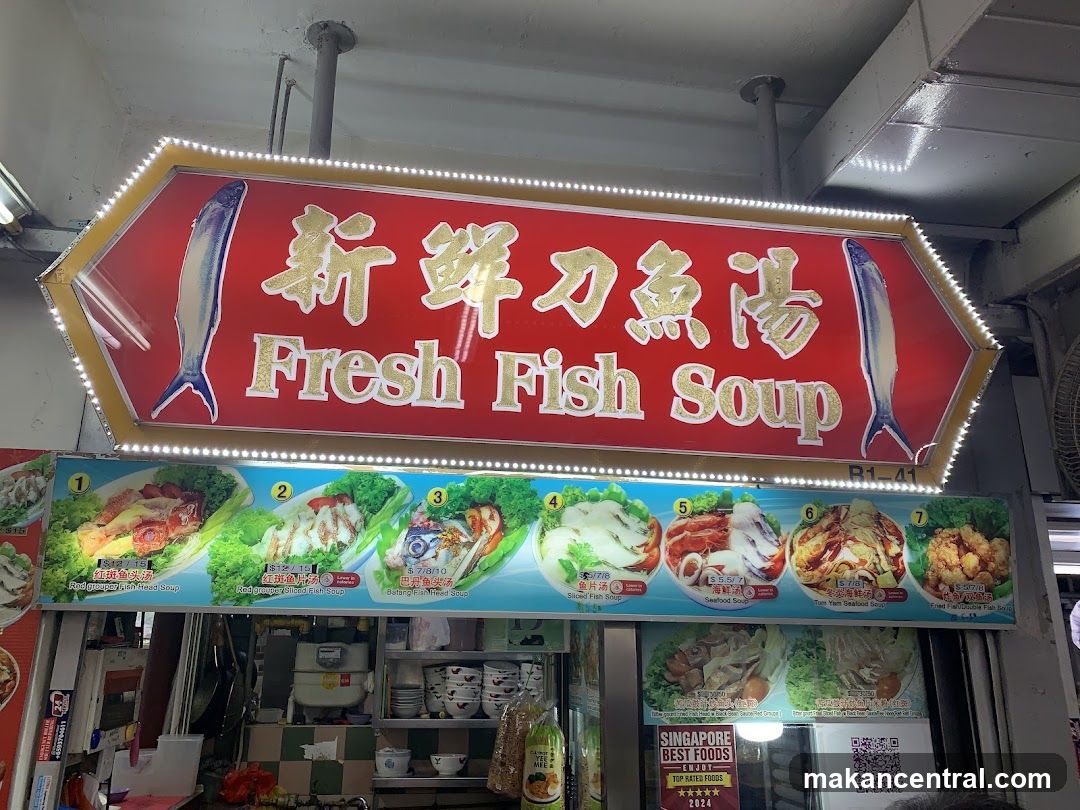 Fresh Fish Soup Menu