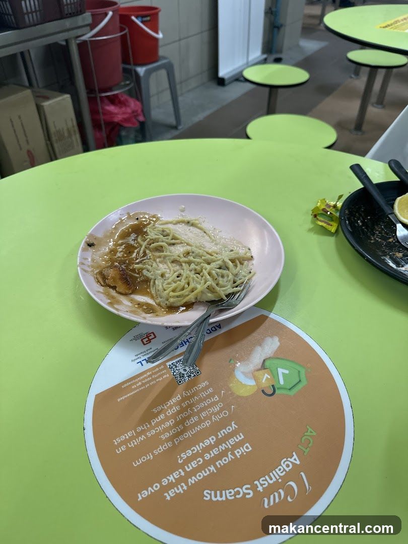 Food on a table