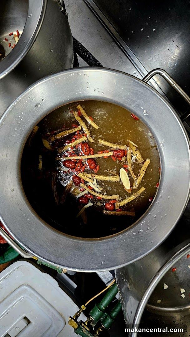 Herbal Broth in Pot