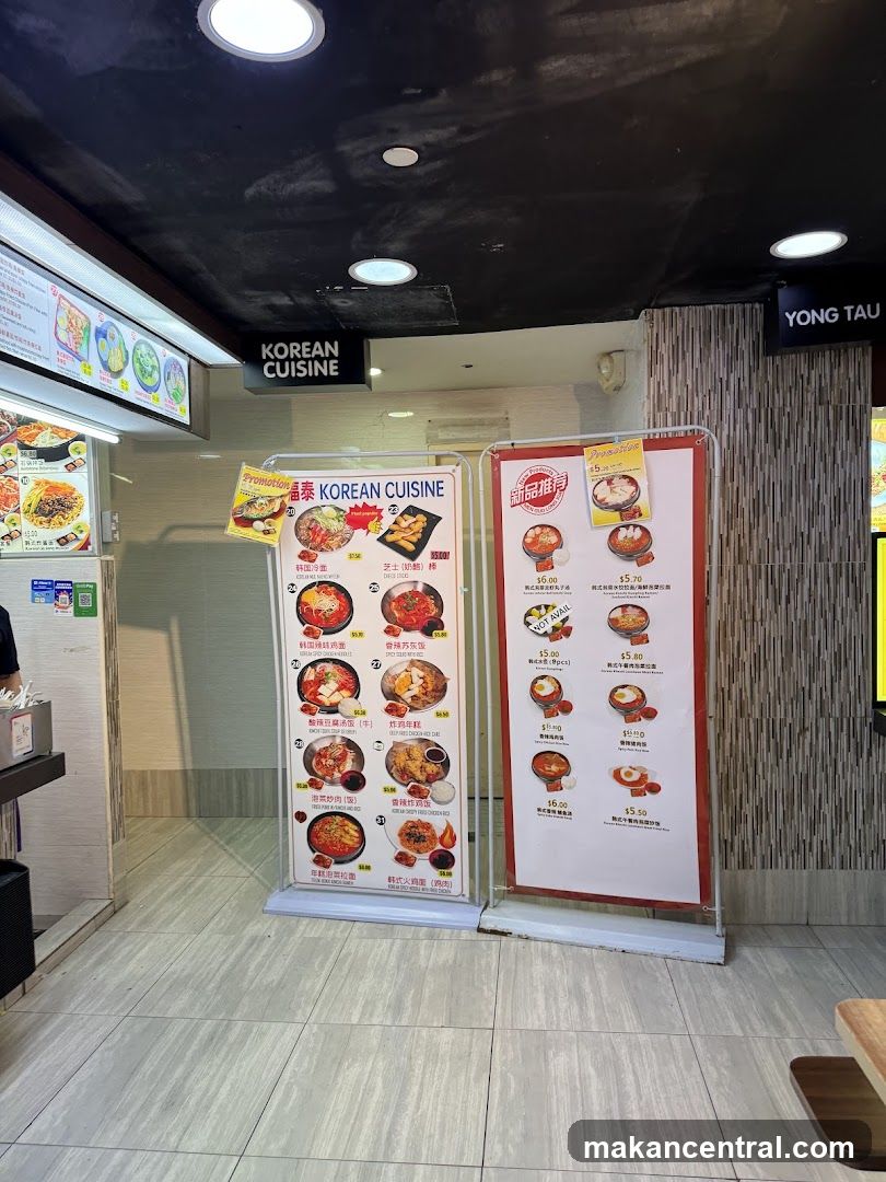 Korean Cuisine Menu Boards