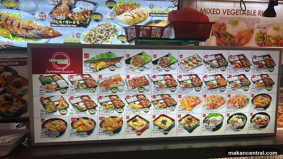 CHIRASHLTE Japanese Cuisine Menu