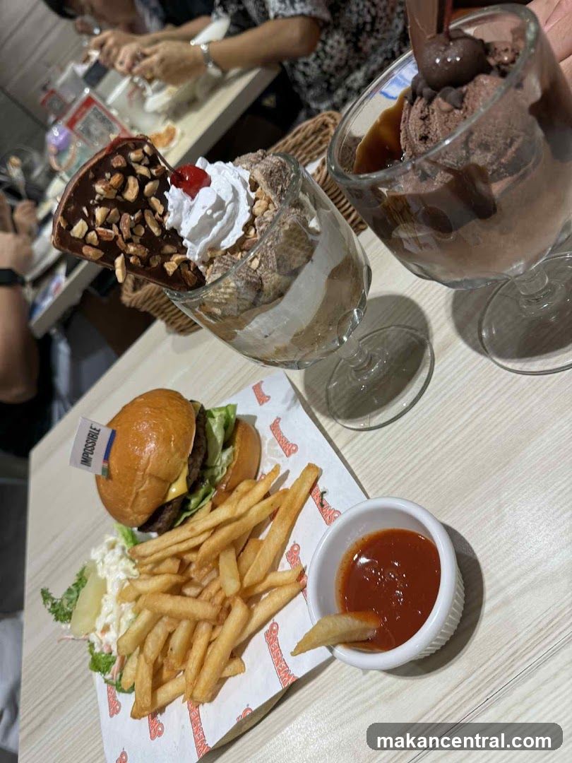Burger and Desserts