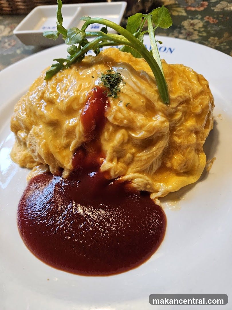 Omurice with Ketchup