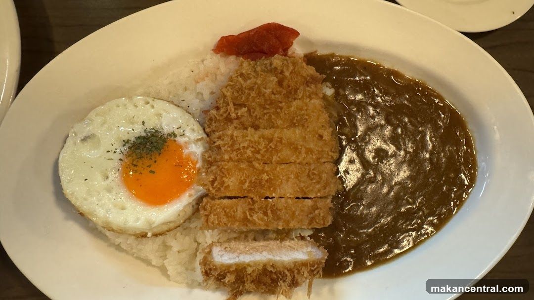 Katsu Curry with Fried Egg