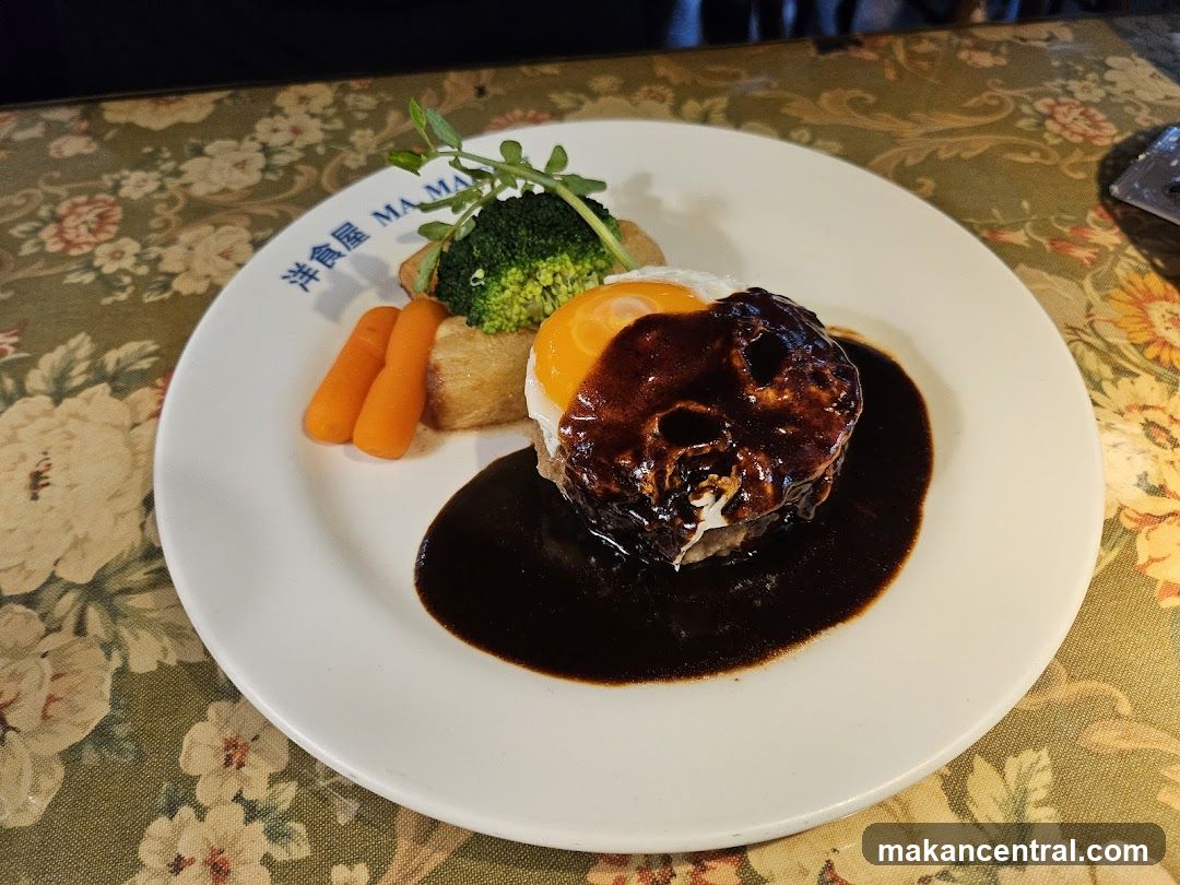 Hamburger Steak with Fried Egg