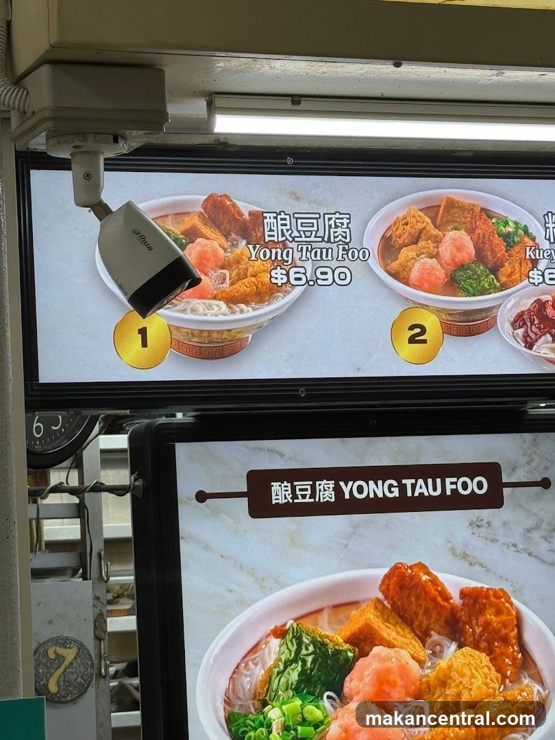 Yong Tau Foo Menu