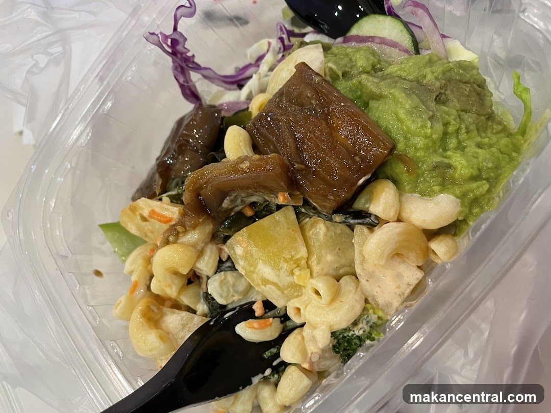 Macaroni Salad with Toppings