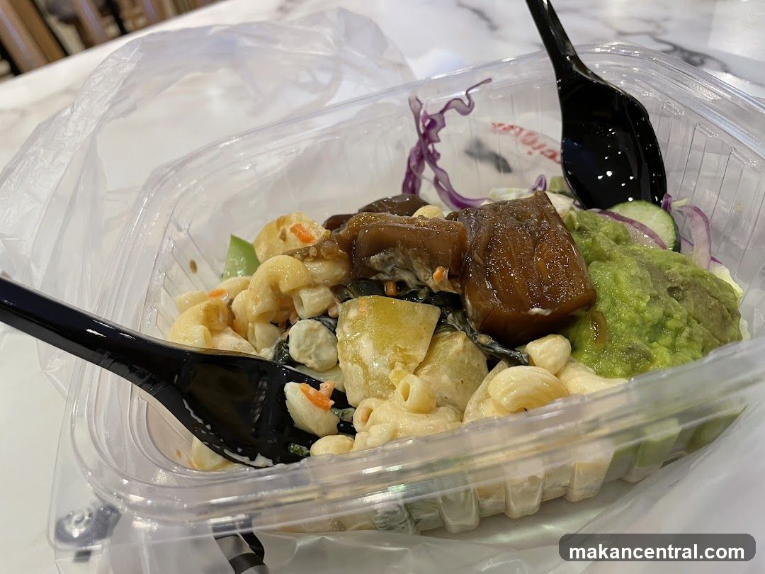 Macaroni Salad with Guacamole and Protein