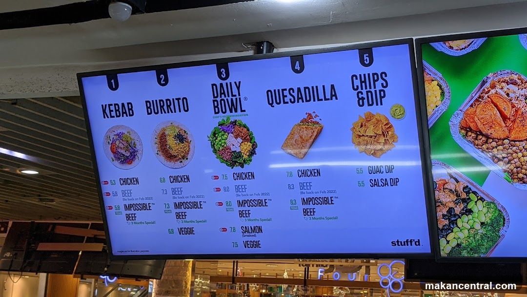 Stuff'd Menu