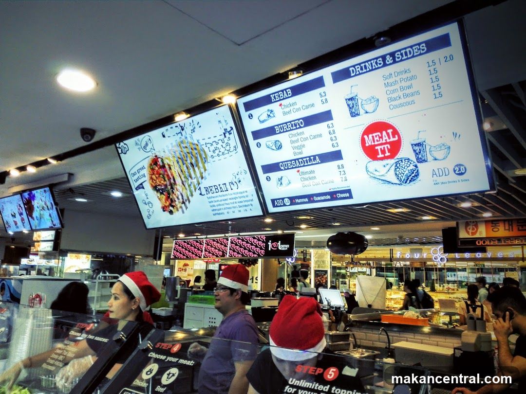 Kebab, Burrito, Quesadilla, Drinks & Sides Menu