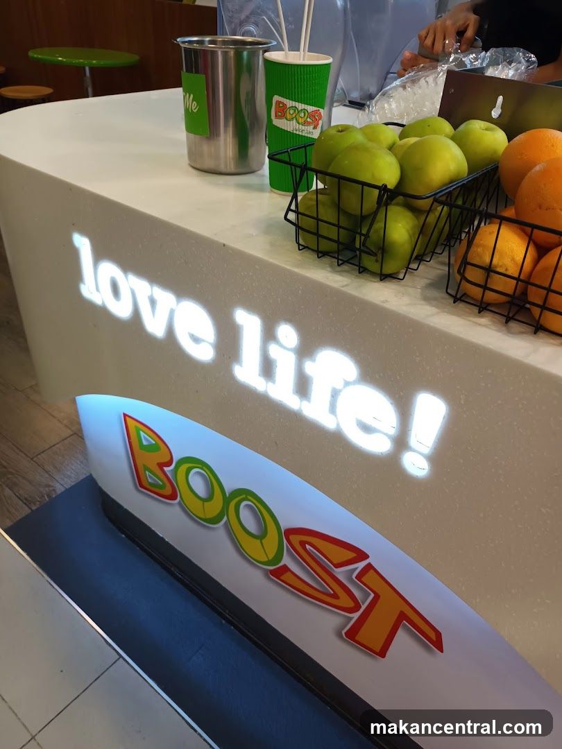 Boost Juice Counter