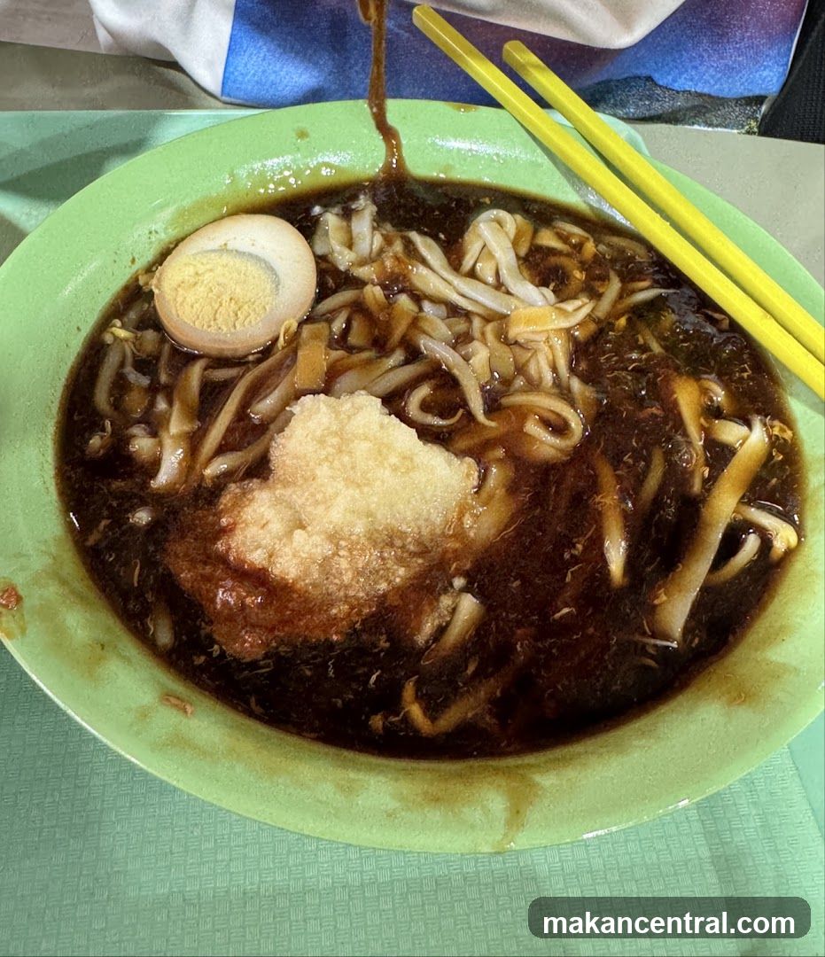 Noodle Dish with Egg and Toppings