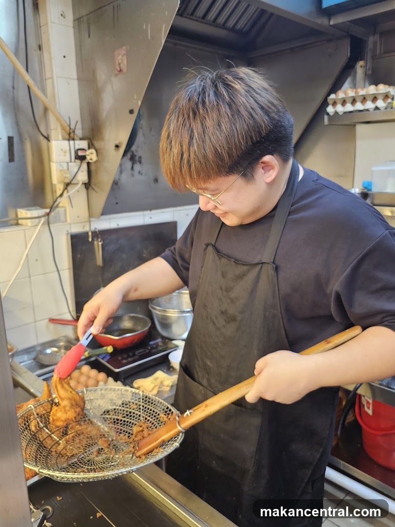 Chef Frying Food