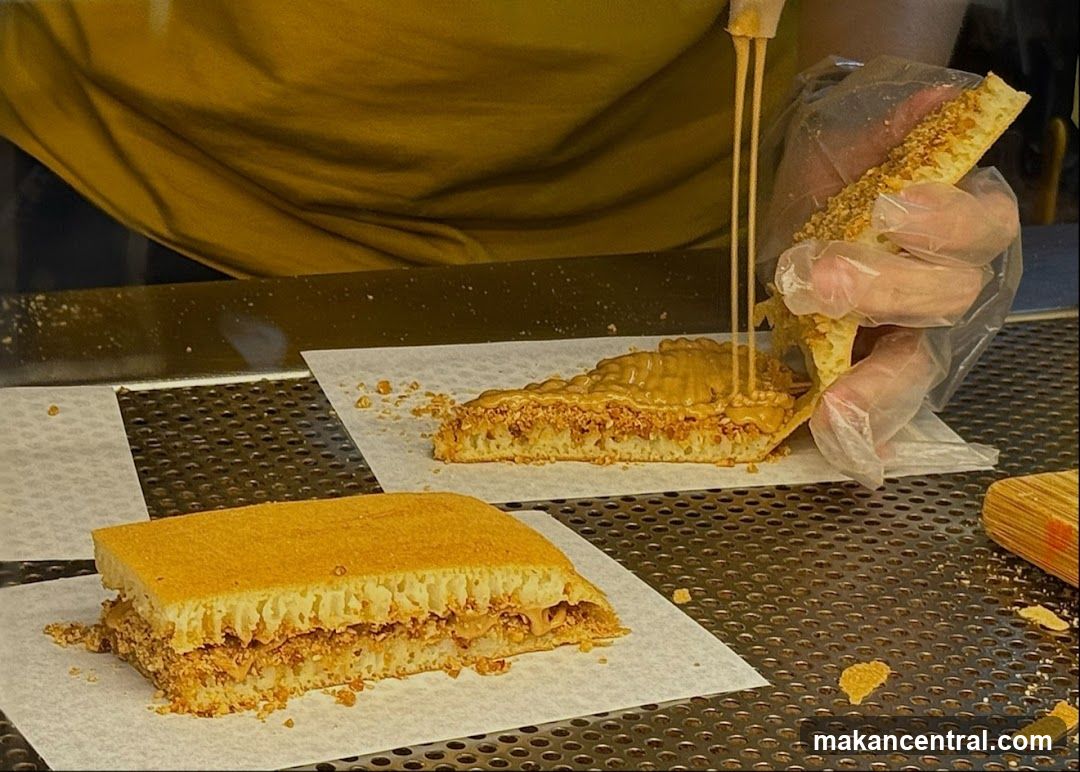 Peanut Pancake Being Prepared