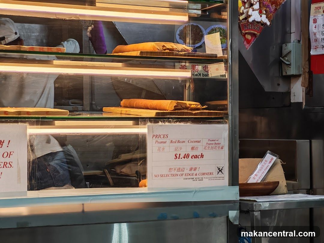 Food Display with Price List