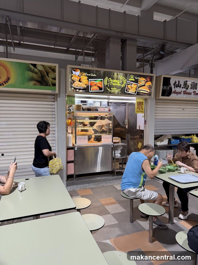 Food Stall with Customers