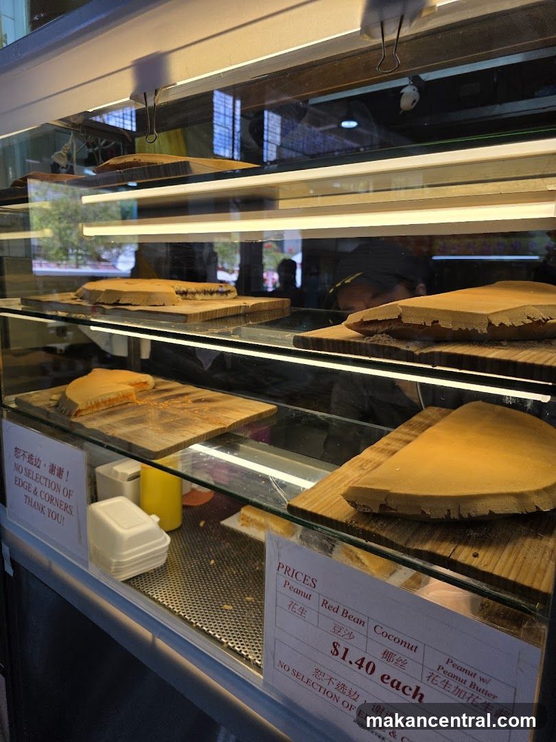 Pancake Display with Prices