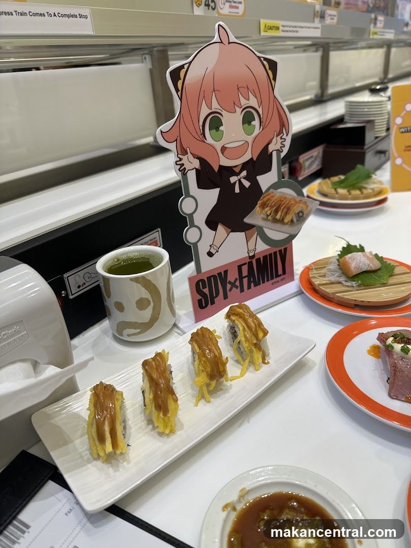 Sushi Conveyor Belt with Anya Forger Standee
