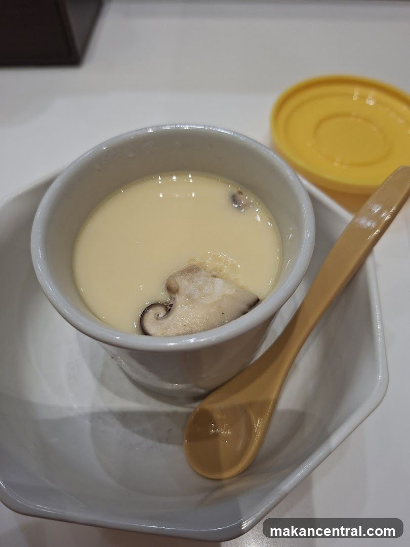 Steamed Custard with Mushroom